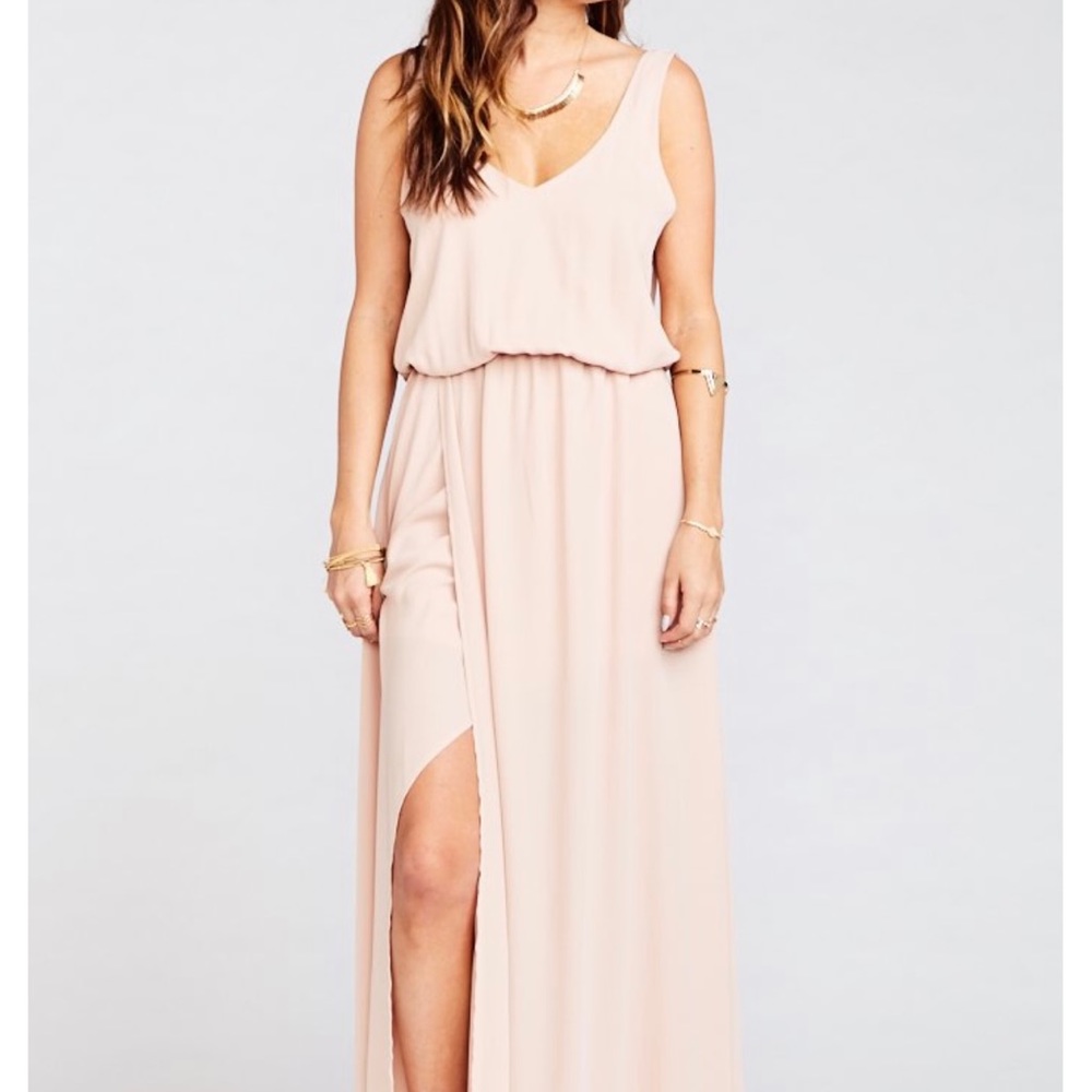 Show Me Your Mumu Kendall Soft V-Back A-Line Gown